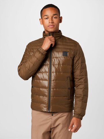 BOSS Orange Between-season jacket 'Oden' in Brown: front