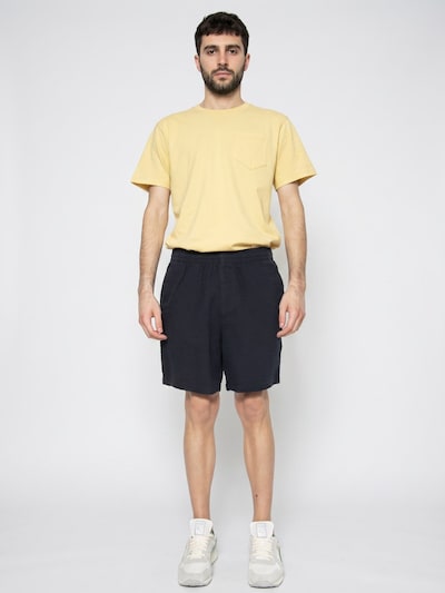 FARAH Trousers 'Redwald Seersucker Short True Navy' in 46 in Blue, Item view