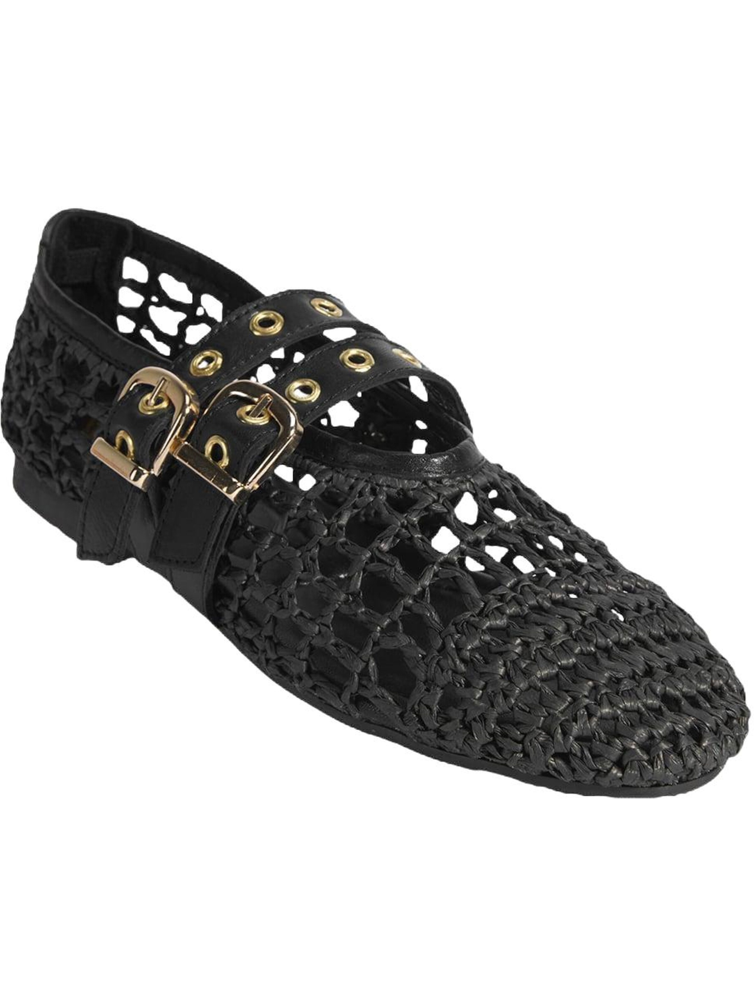 Desa Ballet Flats 'Ballettschuhe' in Black
