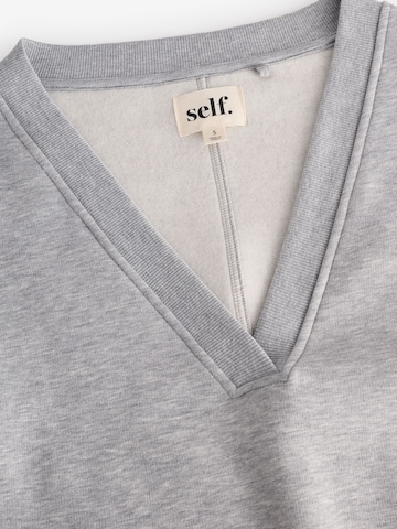 Sweat-shirt self. en gris