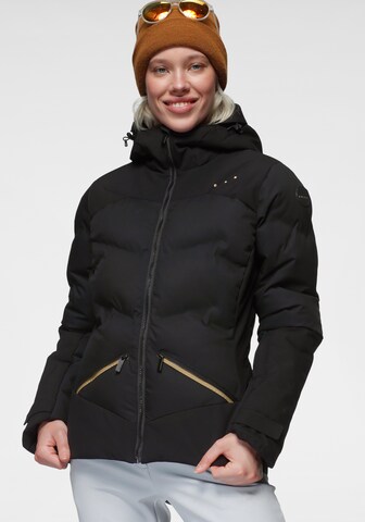 ICEPEAK Outdoorjacke 'Elsah' in Schwarz: predná strana