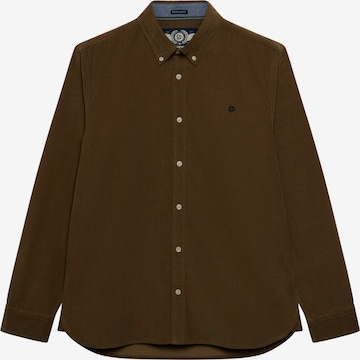 Camicia 'CLASSIC' di Superdry & Co in marrone: frontale