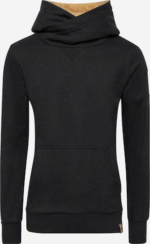 Fli Papigu Sweatshirt 'Highest in Room' in Black: front