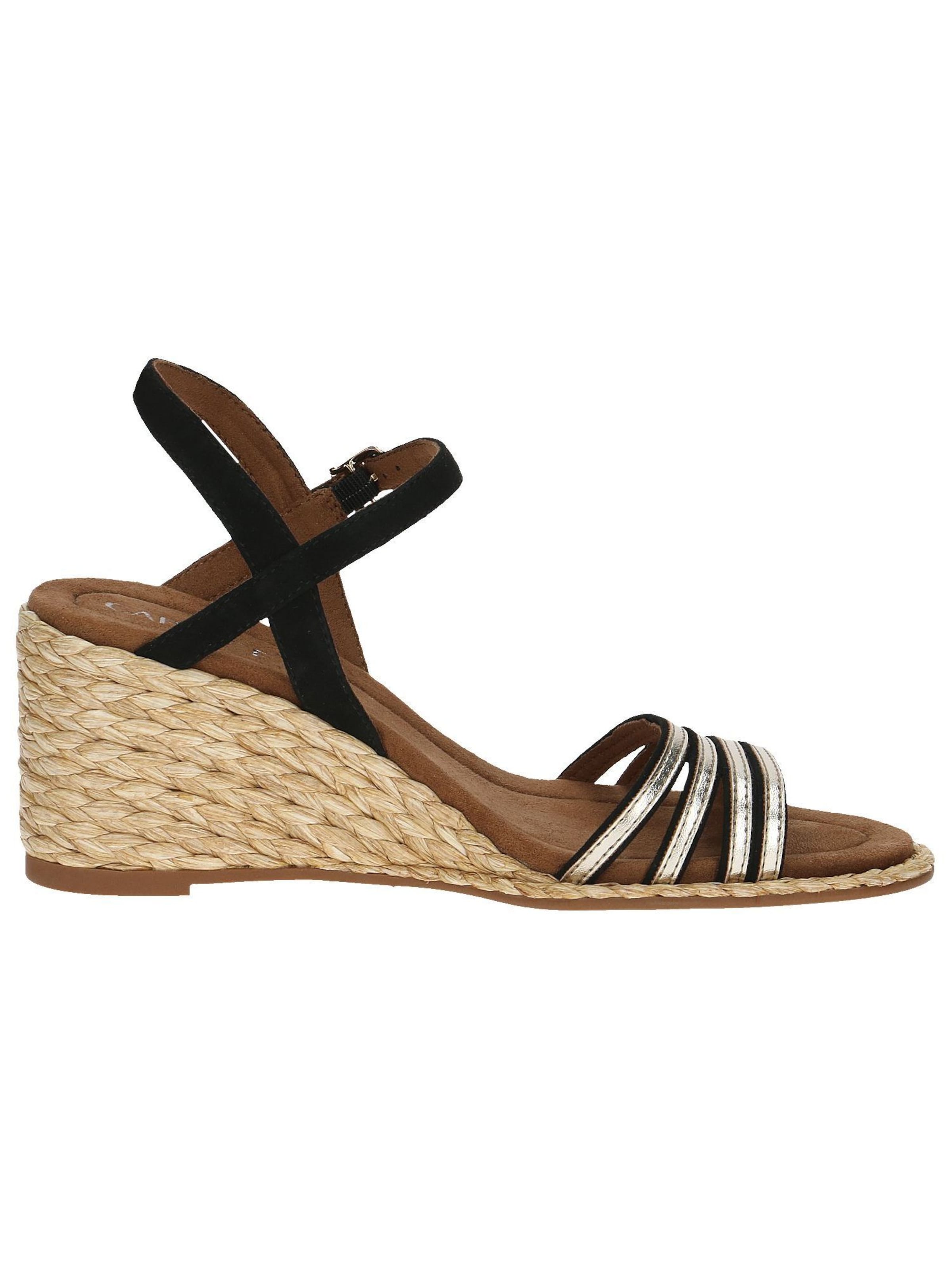 CAPRICE Sandale in Schwarz