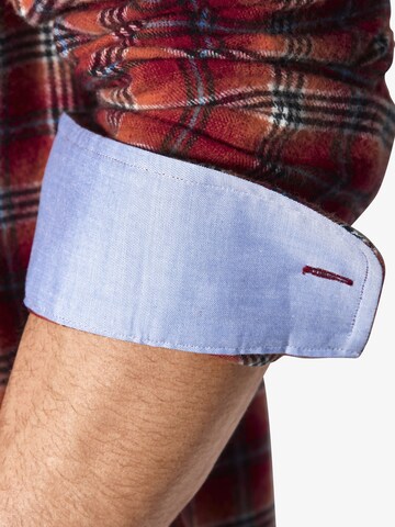 BABISTA Regular fit Overhemd ' Floreverti ' in Rood