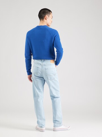 JACK & JONES Широка кройка Дънки 'JJIChris JJOriginal' в синьо