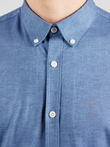 Lindbergh Slim Fit Hemd in Blau