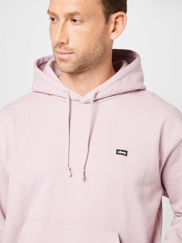 Obey Sweatshirt 'Timeless' in Pink