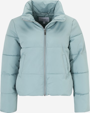 Vila Petite Winter Jacket 'TATE' in Blue: front