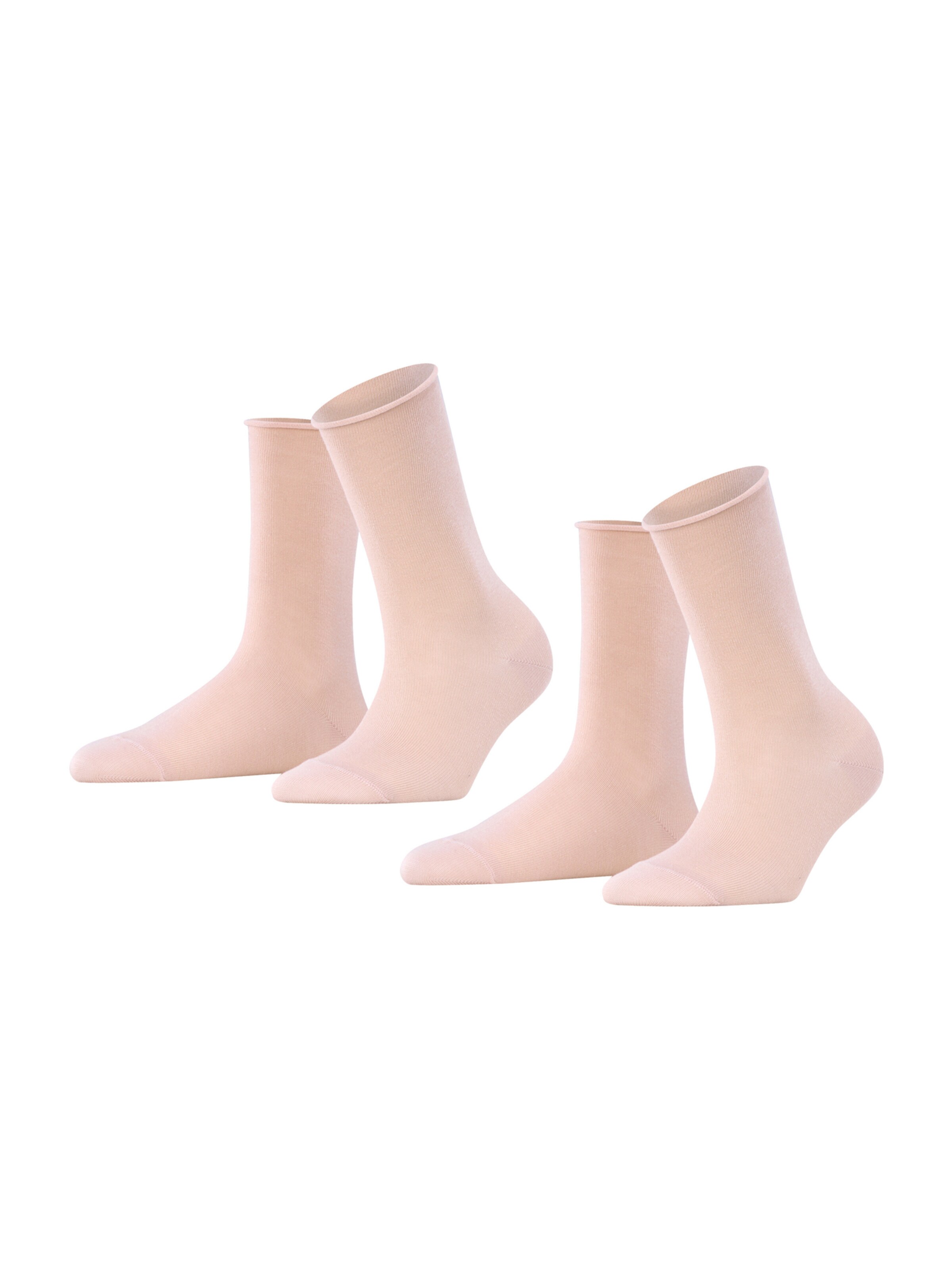 Chaussettes 'Happy' FALKE en rose : devant
