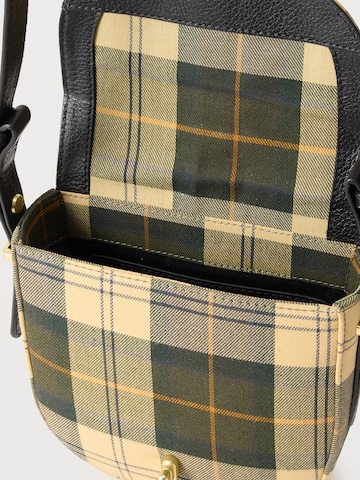 Barbour - Bolso de hombro 'Elm Tartan' en amarillo