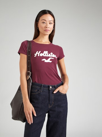 HOLLISTER Shirt in Red: front