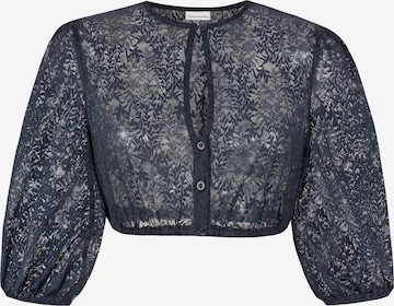 STOCKERPOINT Dirndlbluse 'Rachel' in Blau: Vorderseite