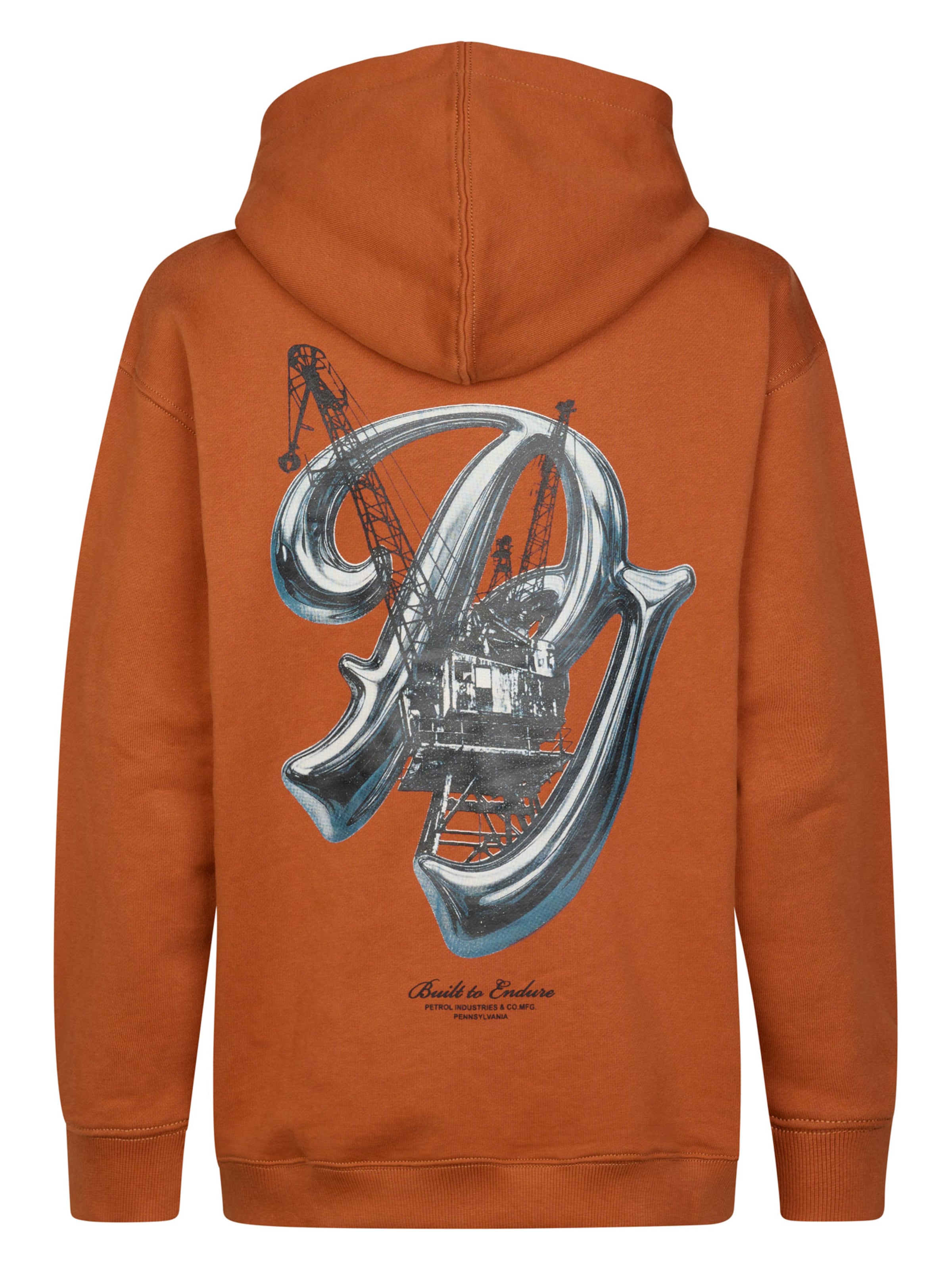 Petrol Industries Sweatshirt in Orange