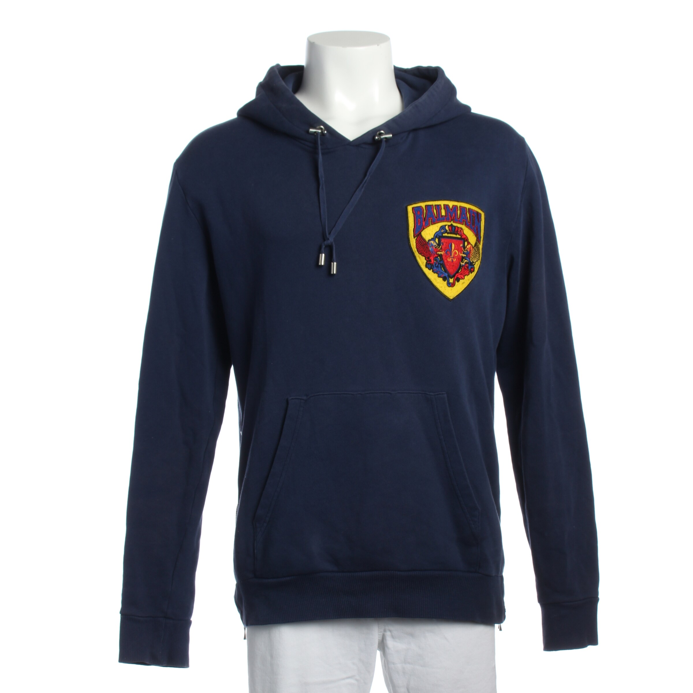 Balmain Sweatshirt / Sweatjacke M in Blau: Vorderseite