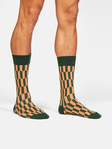 Chaussettes 'Falling for Nature' DillySocks en mélange de couleurs : devant