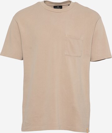 T-Shirt SCOTCH & SODA en beige : devant