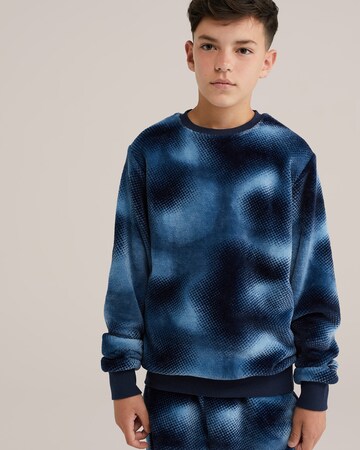WE Fashion Пижама в Синий