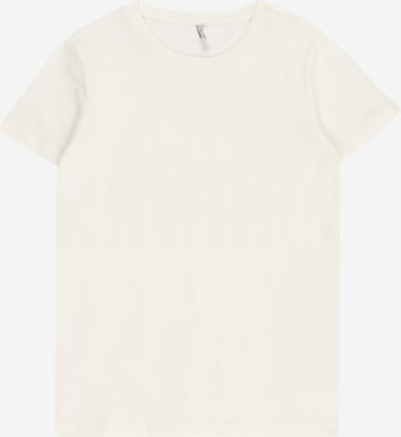 T-Shirt KIDS ONLY en blanc : devant