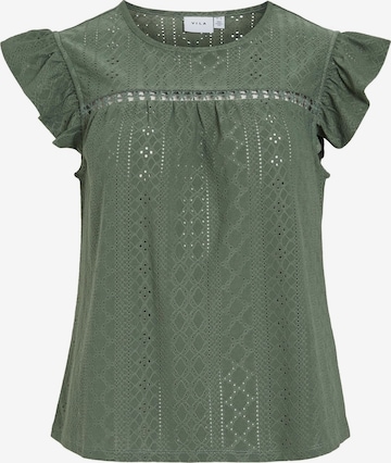 Chemisier 'VIPointa' VILA en vert : devant
