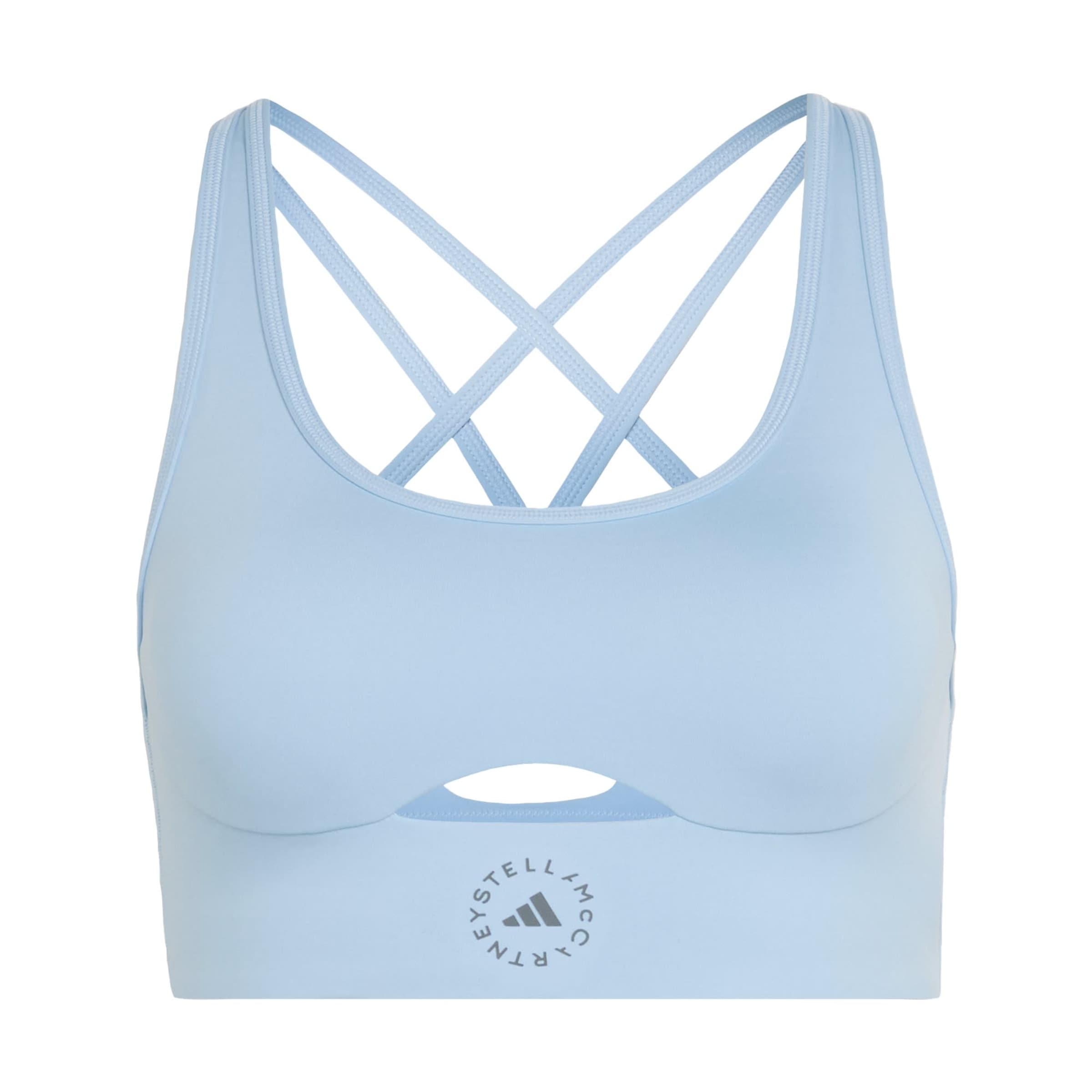 ADIDAS BY STELLA MCCARTNEY - Bustier Sujetador deportivo en azul: frente