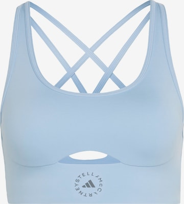 Bustier Soutien-gorge de sport ADIDAS BY STELLA MCCARTNEY en bleu : devant