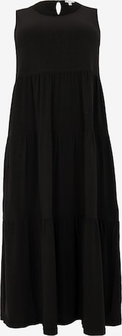 Yoek Dress in Black: front