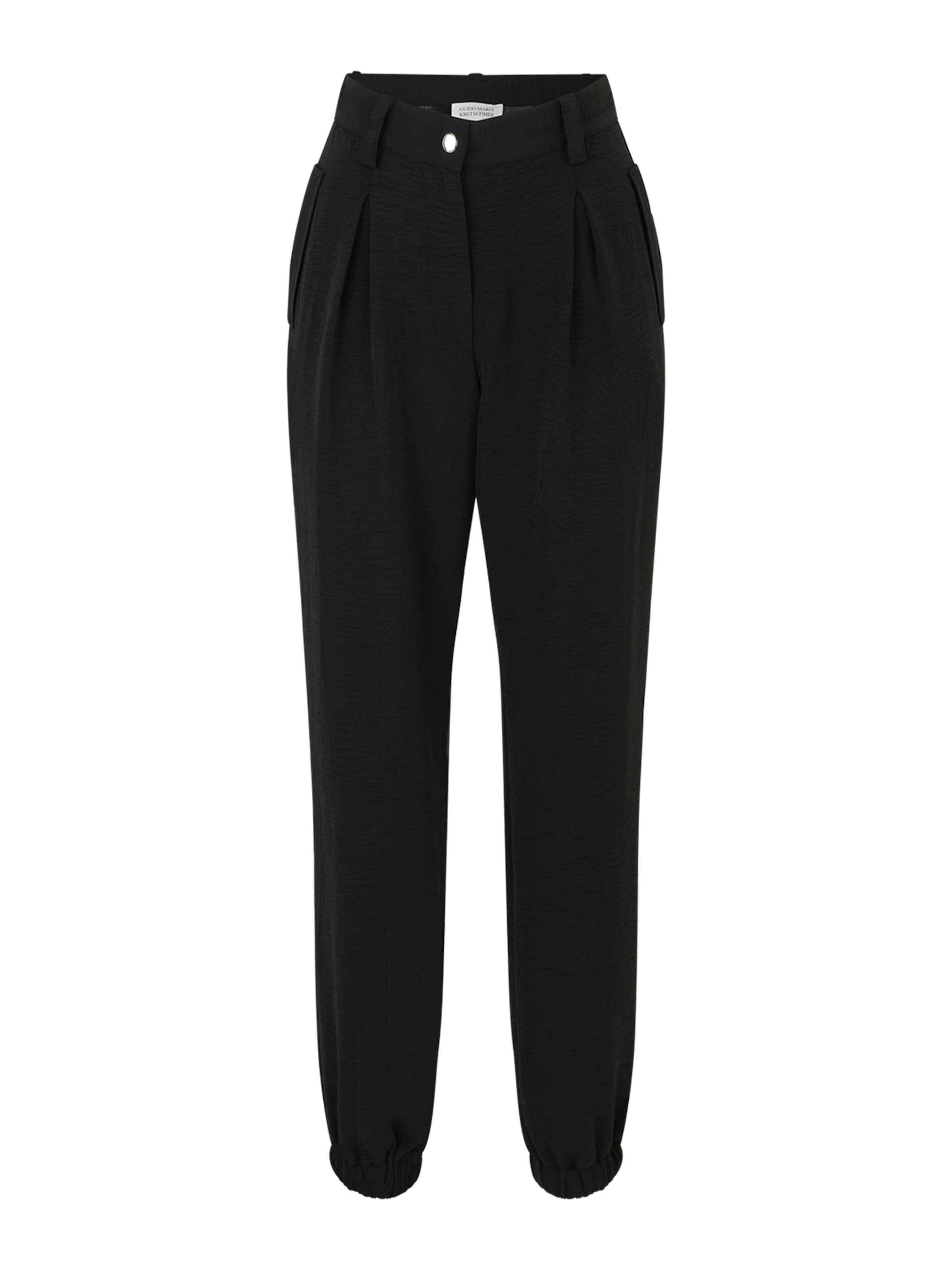 Guido Maria Kretschmer Women Обычный Брюки со складками 'Nele' в Черный: спереди