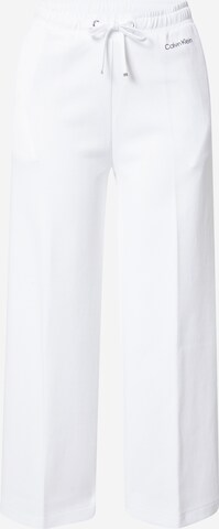 Calvin Klein - Pantalón en blanco: frente