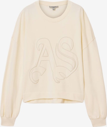 AllSaints Collegepaita 'LILA EMBOS' värissä valkoinen: etupuoli