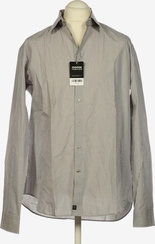 STRELLSON Button Up Shirt in XL in Grey: front