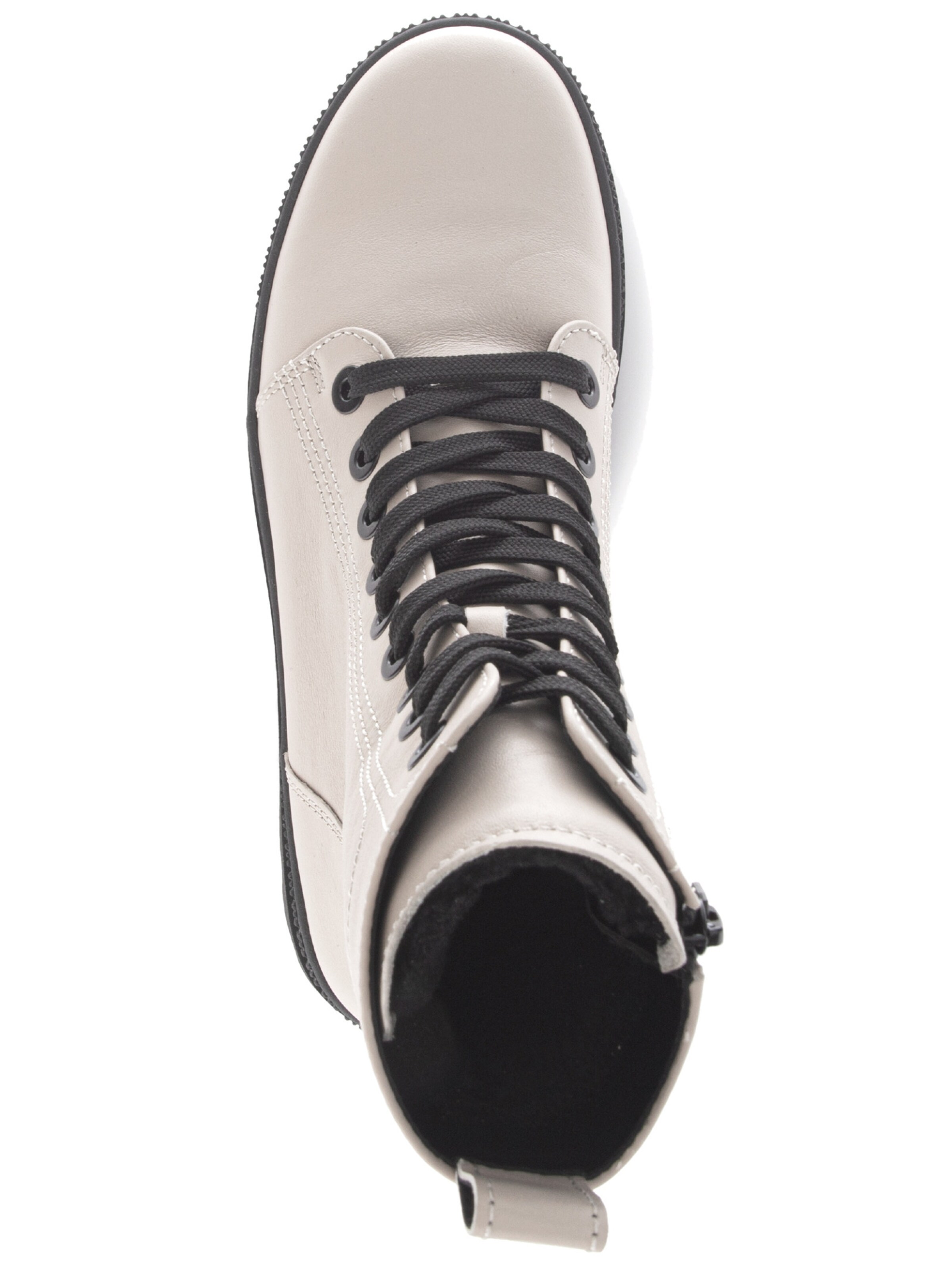 GABOR Lace-up bootie in Beige