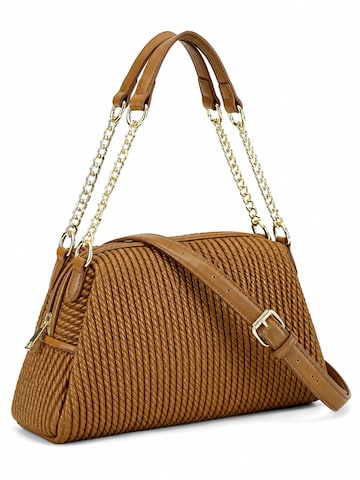 COLLEZIONE ALESSANDRO Schultertasche 'Audrey' in Braun: Vorderseite