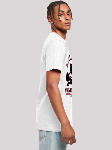 T-Shirt 'Beachside Gymnasium' F4NT4STIC en blanc