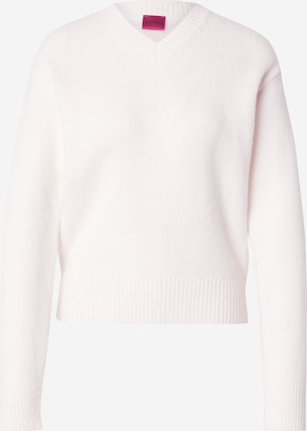 HUGO Neulepaita 'Solanu' värissä valkoinen: etupuoli