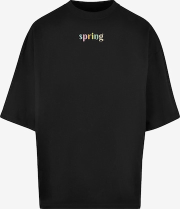 T-Shirt 'Spring - Spring' Merchcode en noir : devant