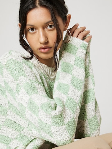 florence by mills exclusive for ABOUT YOU Sweater 'Peace & Quite' in Green
