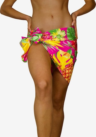 Foulard 'Pineapple' di King Kameha in rosa: frontale