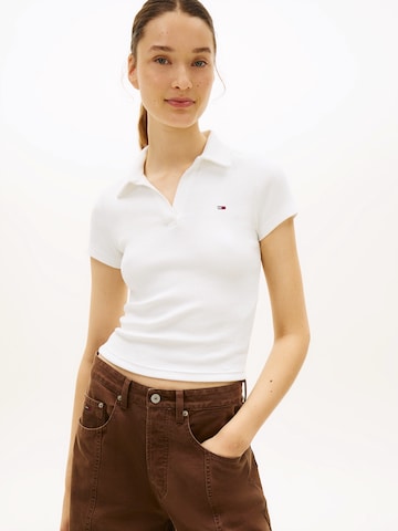 T-shirt Tommy Jeans en blanc : devant