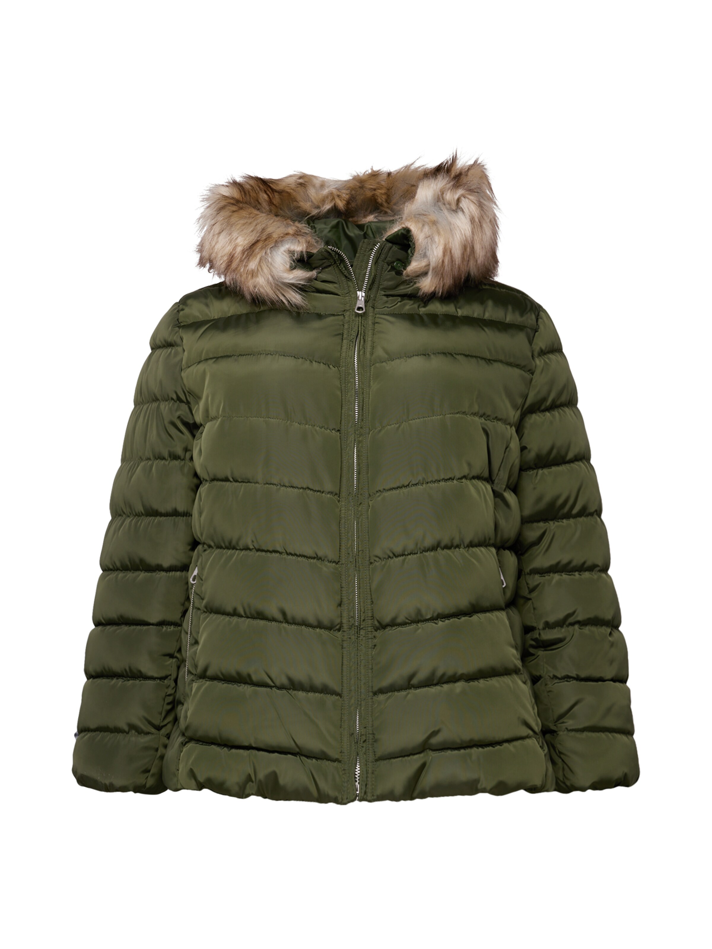 Giacca invernale di ONLY Carmakoma in verde: frontale