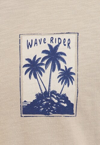 T-Shirt 'KLHero' Key Largo en beige