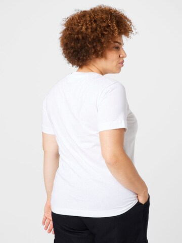 Calvin Klein Curve Тениска в бяло