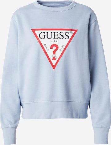 GUESS Mikina – modrá: přední strana