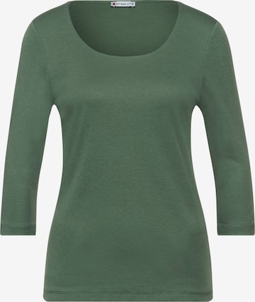 STREET ONE Shirt in Groen: voorkant