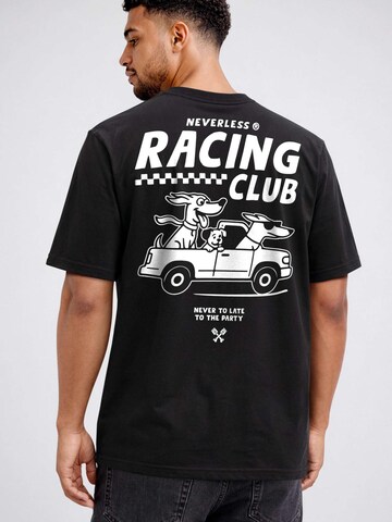 Neverless Shirt 'Racing Club' in Black