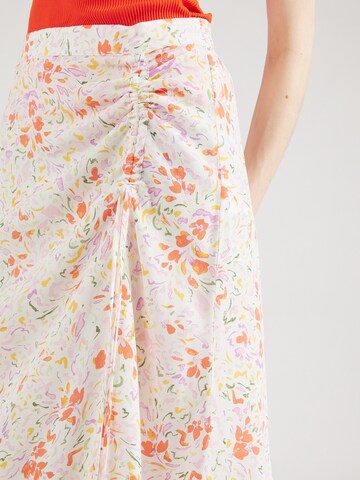 Jupe 'PCARINE' PIECES en orange