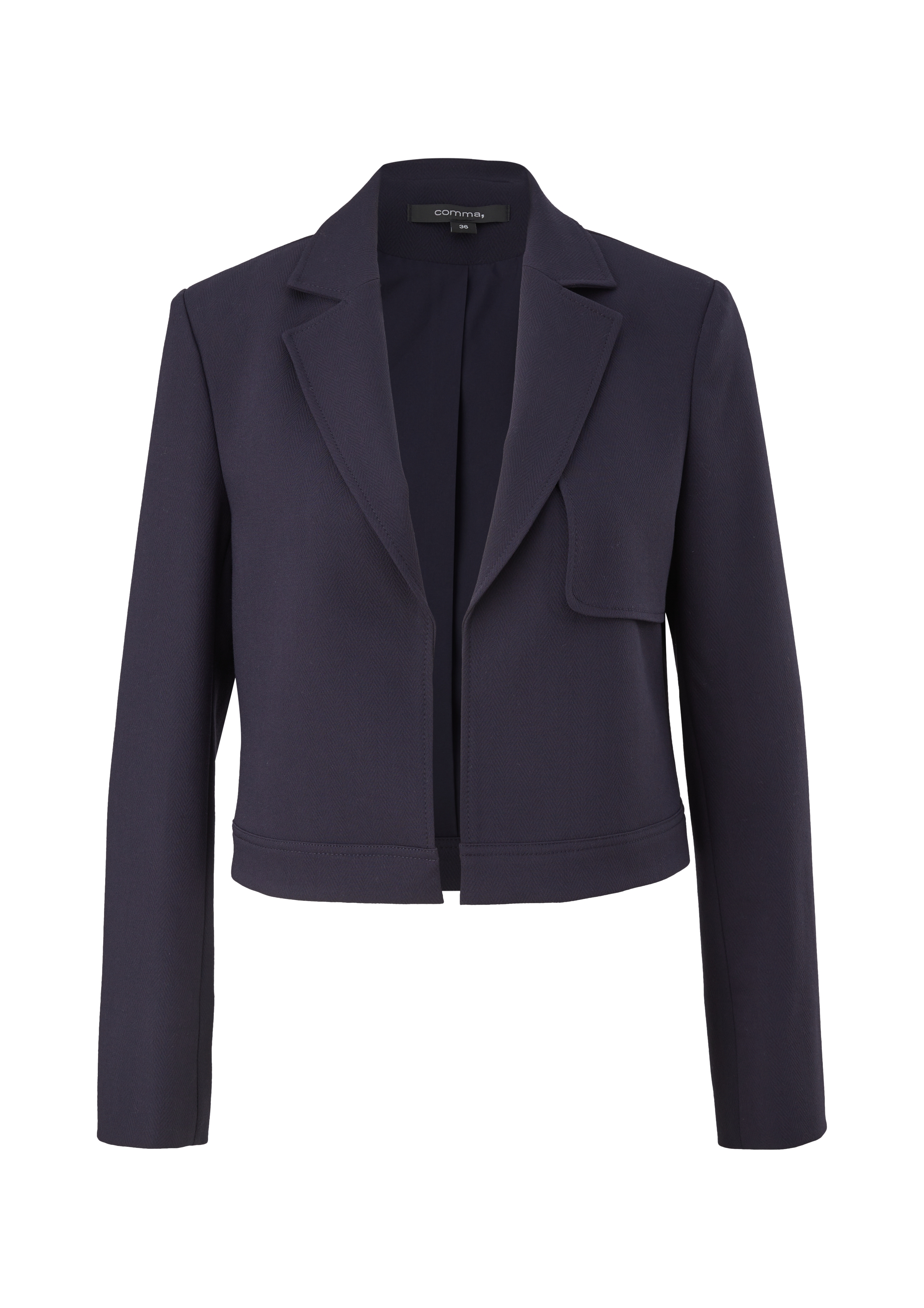 COMMA - Blazer em azul: frente