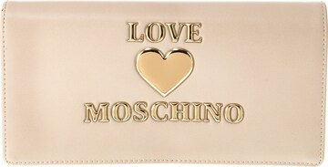 Love Moschino Wallet in Beige: front