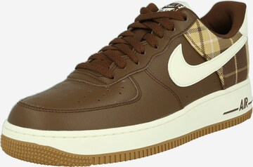 Nike Sportswear Sneaker 'AIR FORCE 1 07 LX' in Braun: predná strana