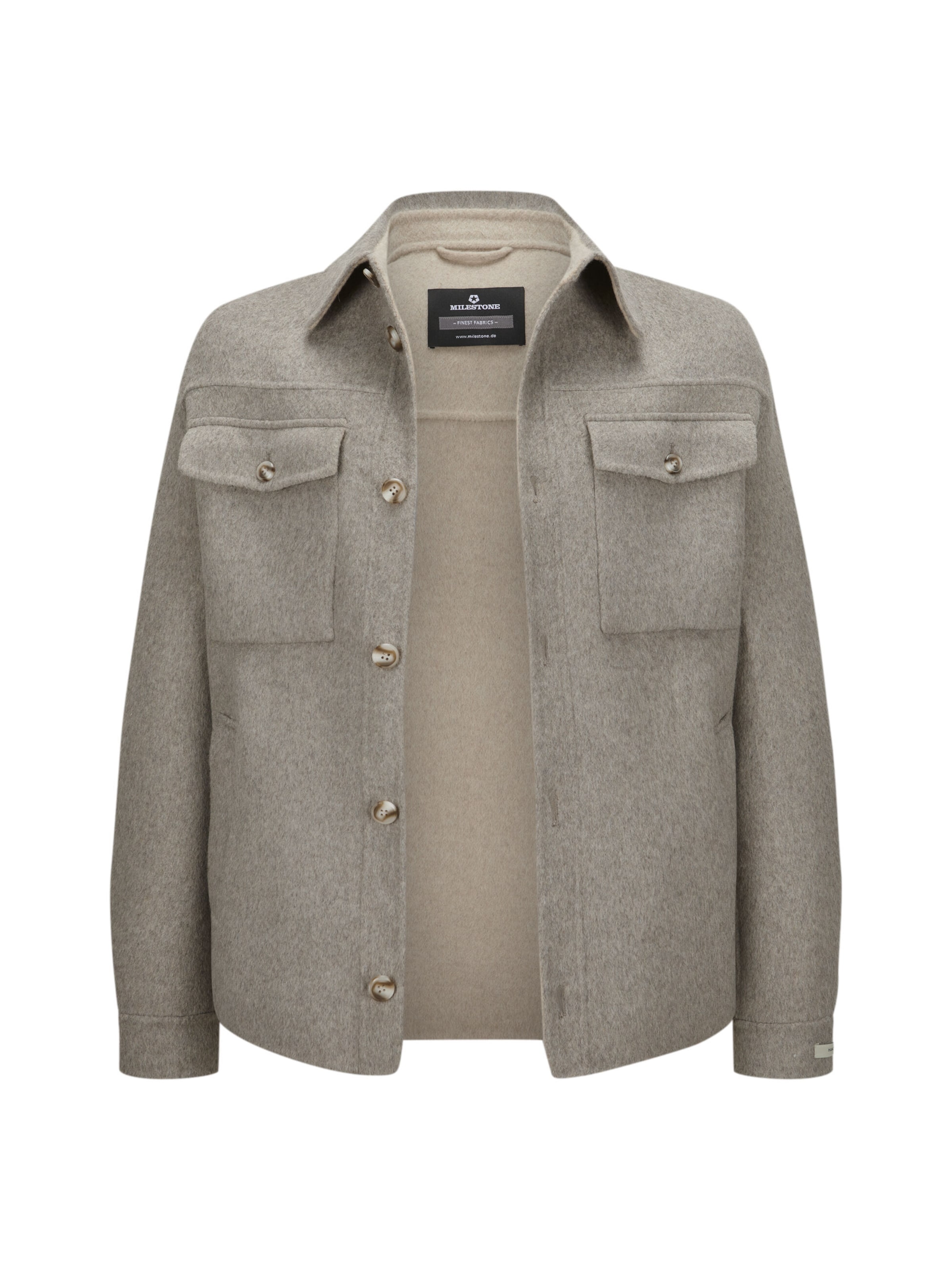MILESTONE Jacke 'Borgo' in Grau